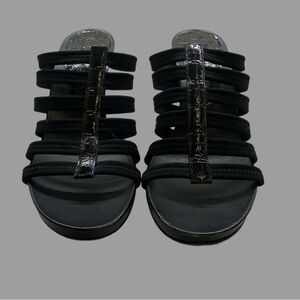 Donald J Pliner Straps Across Foot Heels - Size 8